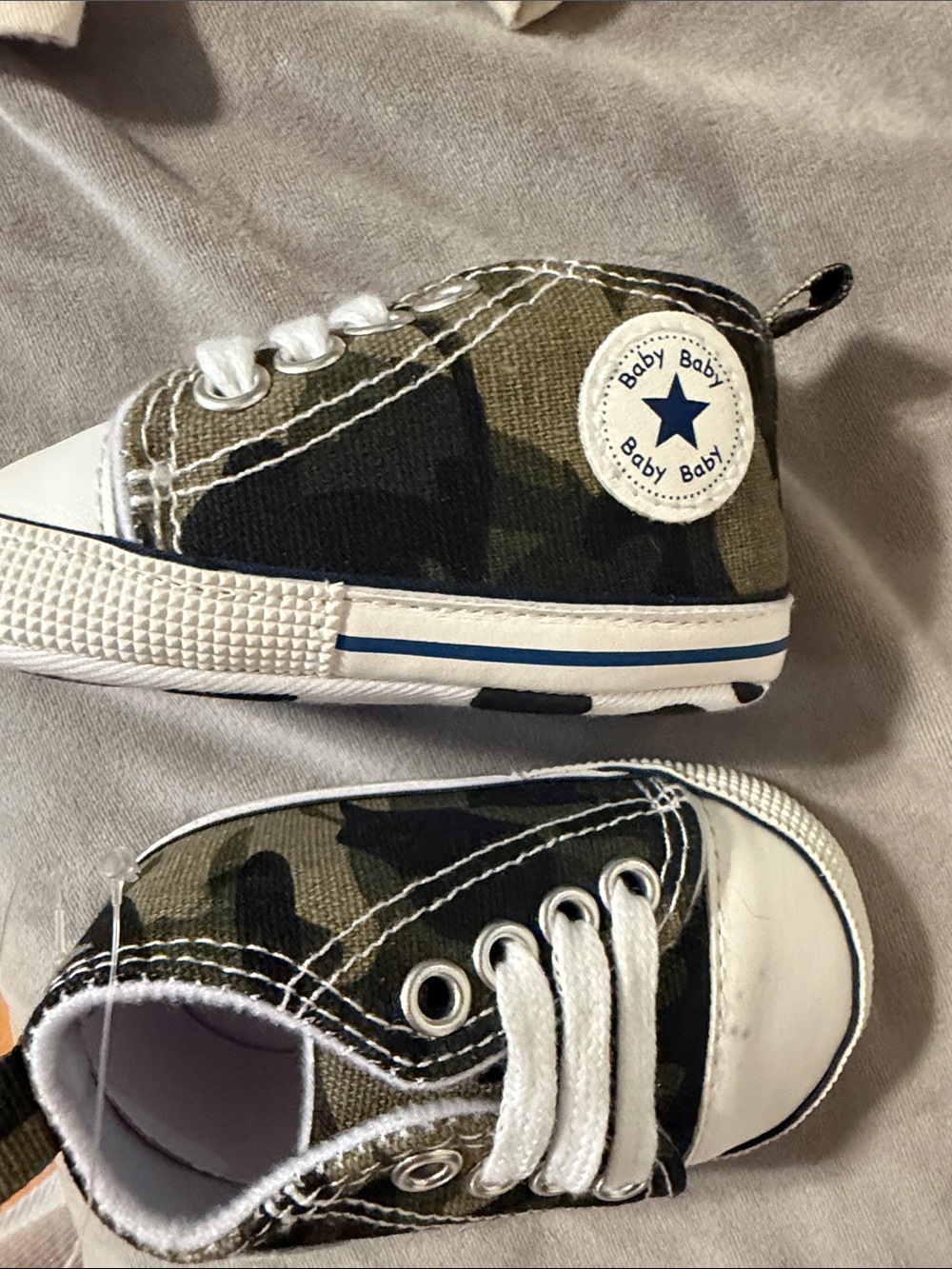 Camouflage Toddler Sneakers - Green